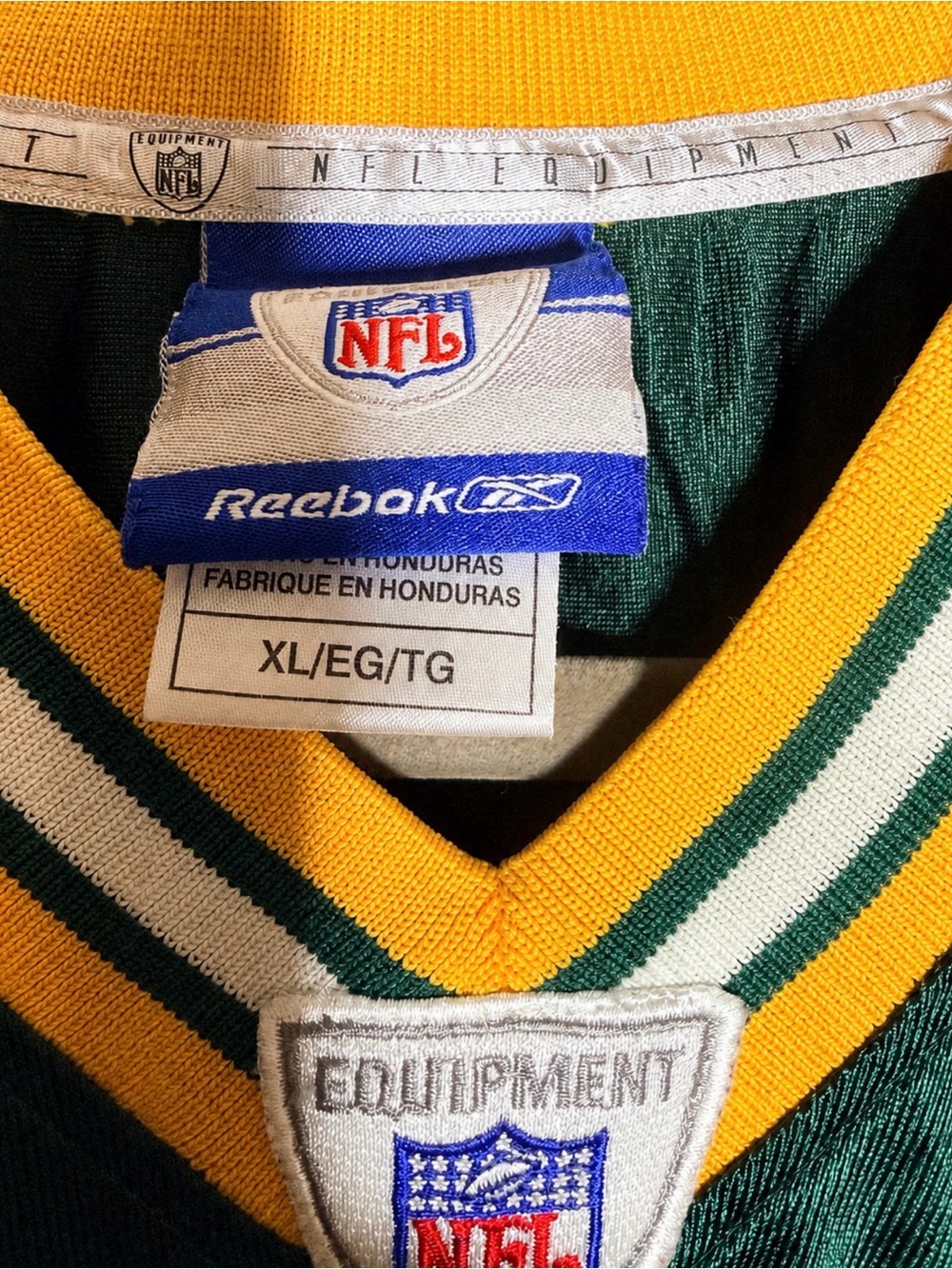 Vintage NFL Reebok  Green Bay Packer #4 Brett Favre XL Jersey - Picture 2 of 4
